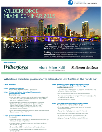 Miami Seminar 2015
