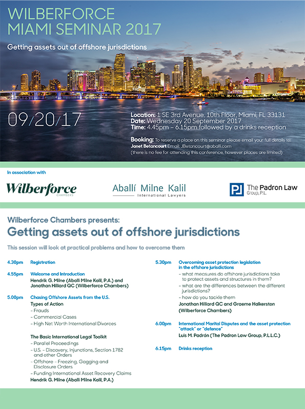 Wilberforce Miami Seminar 2017
