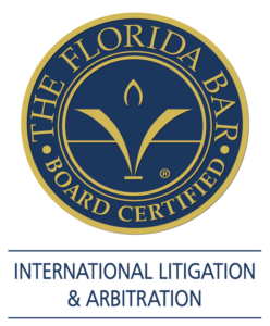 The Florida Bar: 2022 Board Certified - International Litigation & Arbitration