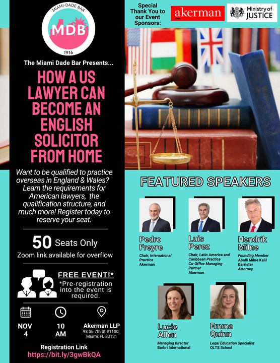 How a US Lawyer can Become an English Solicitor from Home